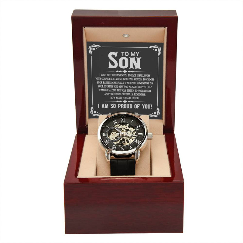 Openwork Watch - For Son I Wish You